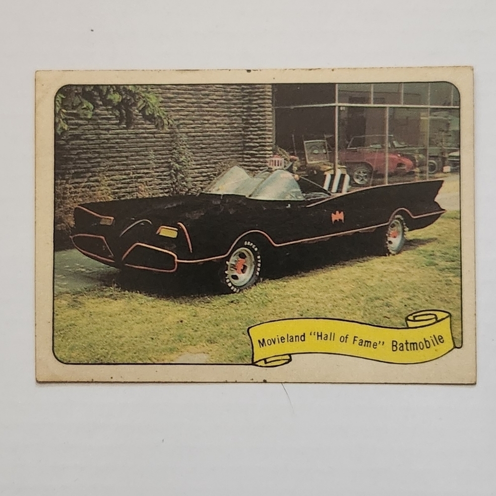 VTG 1974 Fleer Kustom Cars Movieland Hall of Fame Batmobile Sticker